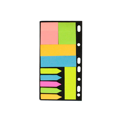 Kit Post-It Para Escritório Com Bloco de Anotações, Marcador de Página Colorido Autocolante