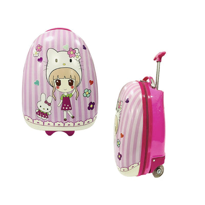 Mala Escolar Infantil com Rodinhas Femina 40cm