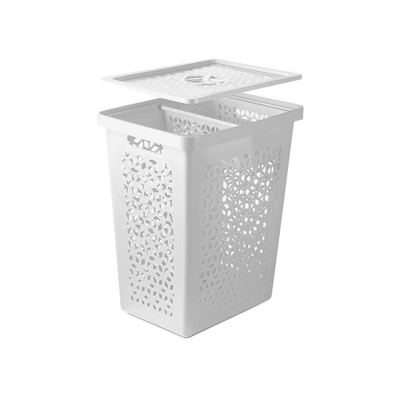 Cesto Multiuso 55L Com Tampa Cesto Organizador M - UZ