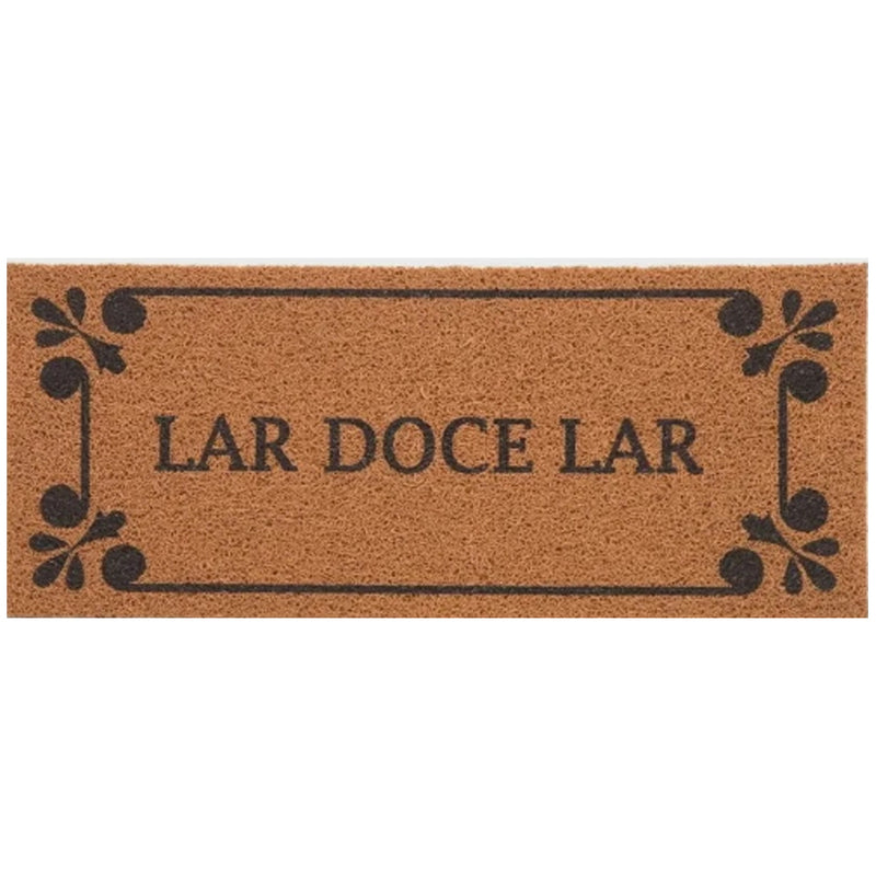 Tapete para Entrada Vinil Long Lar Doce Lar