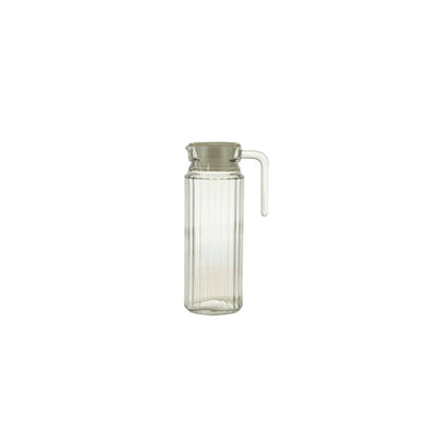 JARRA DE VIDRO PARA PORTA DE GELADEIRA COM TAMPA LYOR 1 LITRO