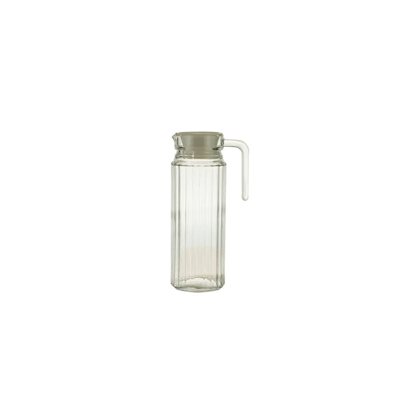 JARRA DE VIDRO PARA PORTA DE GELADEIRA COM TAMPA LYOR 1 LITRO