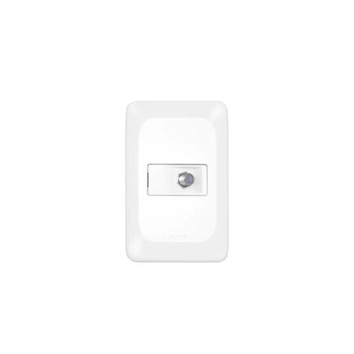 Tomada antena de TV tipo F 4X2 - pial pop - LGX060