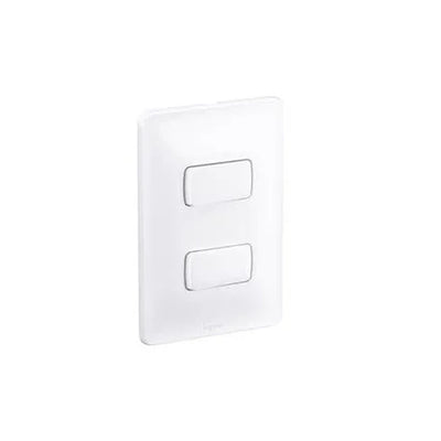 Interruptores Duplo Simples 10A 250V 4X2 Zeffia