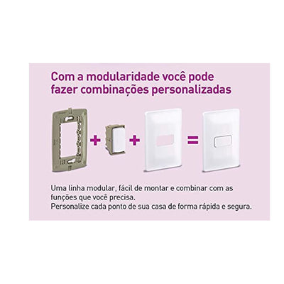 Módulo Interruptor Pial Legrand Zeffia - 10A - Branco