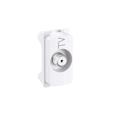 Módulo Tomada Coaxial Tv Branco Legrand 680157 Pial Zeffia