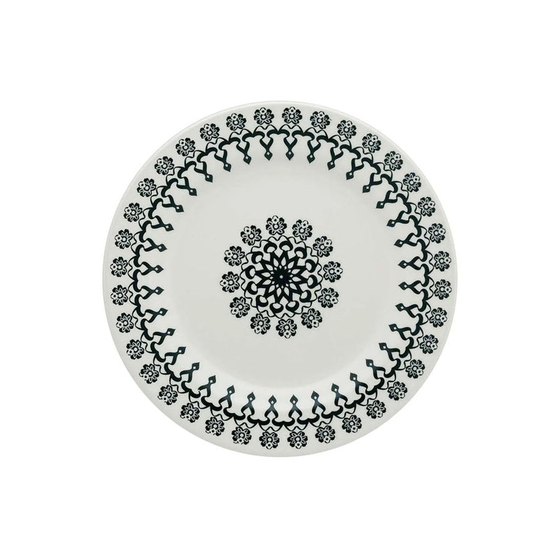 PRATO RASO em cerâmica 24CM FOLK - biona