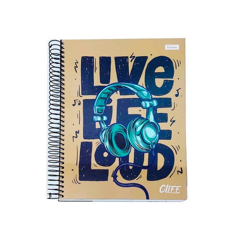 Agenda Capa Dura Cliff 176 Folhas - Foroni