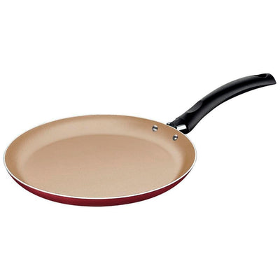 Panquequeira Tramontina Turim em Alumínio com Revestimento Interno e Externo em Antiaderente Starflon Max Vermelha 22 cm 0,6 L