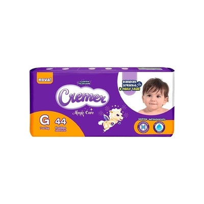 Fralda Descartável Cremer Magic Care Mega G 44 Unidades