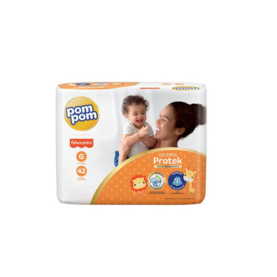 Fralda Pom Pom Derma Protek Mega GD C/42