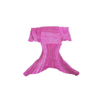 Cobertor Adulto Manta Cauda de Sereia - Rosa Pink