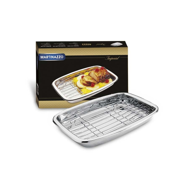 Assadeira Imperial com Grelha Aço Inox 40223 - Martinazzo