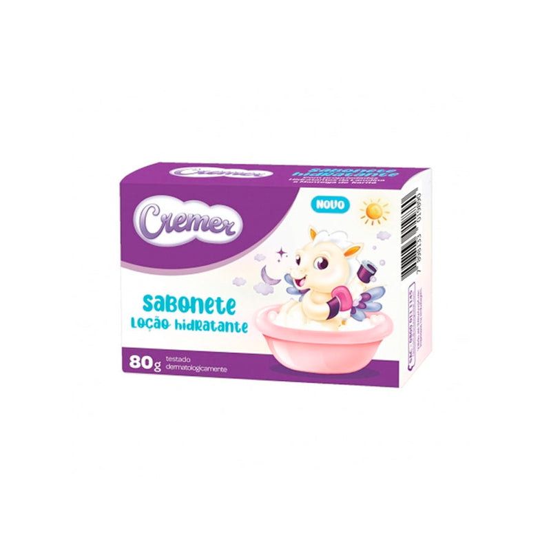Sabonete Infantil Cremer Loção Hidratante 80G