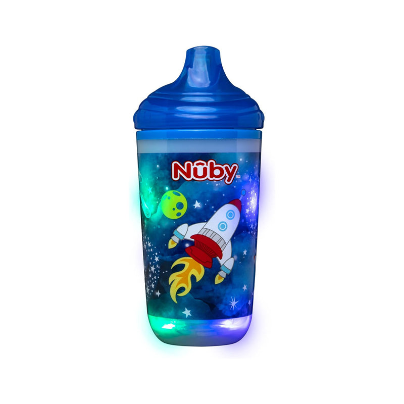 Copo Pisca-Pisca Com Bico Rígido 300Ml Azul - Nûby