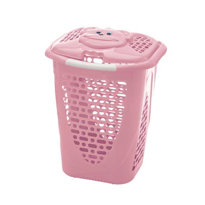 Cesto Telado Urso Rosa - 50L