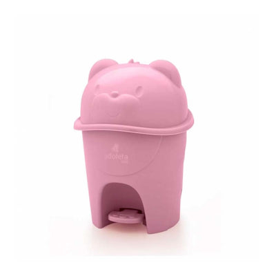 Lixeira com Pedal Fofura ROSA