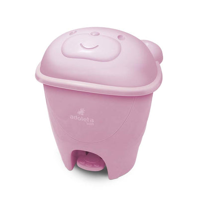 Lixeira Infantil Com Pedal Fofura 12 litros ROSA