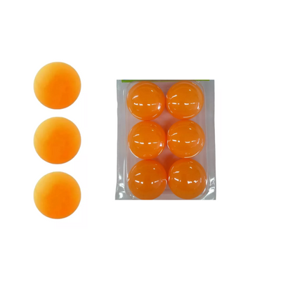Jogo de Bolas Plásticas Tênis de Mesa 6 Unidades