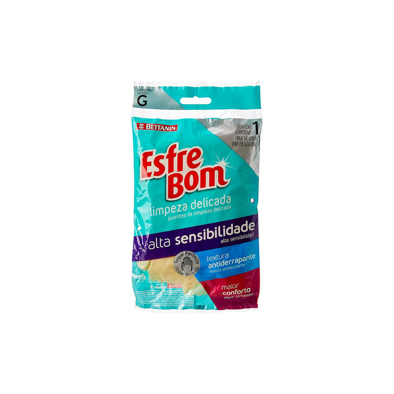 Luvas De Alta Sensibilidade Para Limpeza Suave Tamanho G