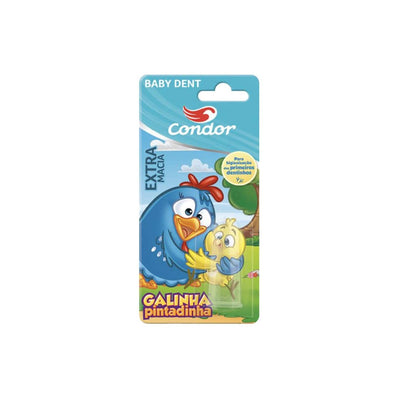 Dedal em Silicone Extramacio Baby Dent Galinha Pintadinha Condor