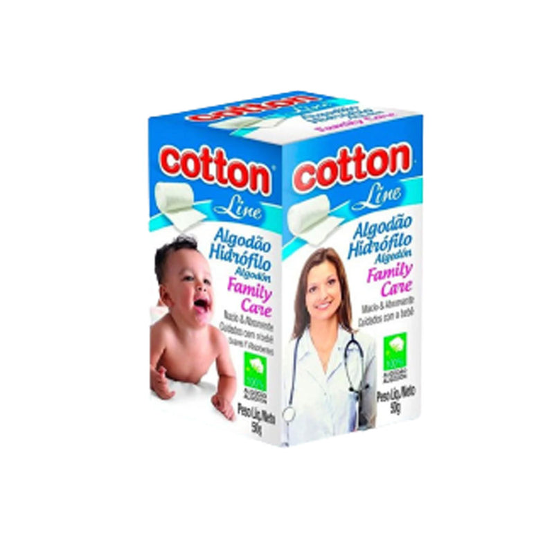 Algodão Hidrófilo Cotton Line 50g