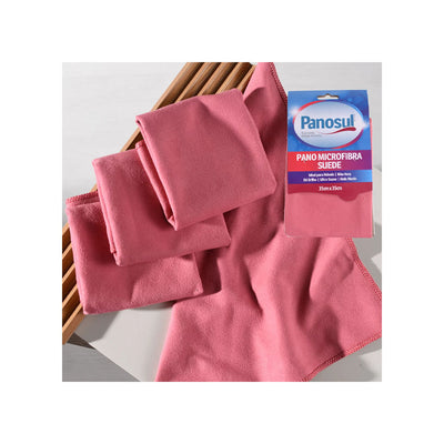 Pano Microfibra Suede 35CM X 35CM Ultra Suave SORTIDO - Panosul
