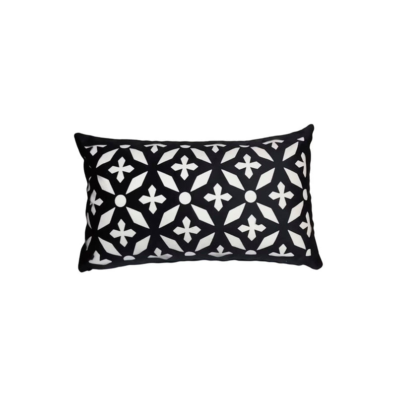 Capa Almofada Provence Star Preto 30X50Cm