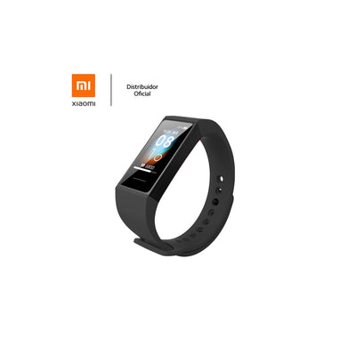 Bracelete de silicone para pulseira Mi band 4C Xiaomi - Preto