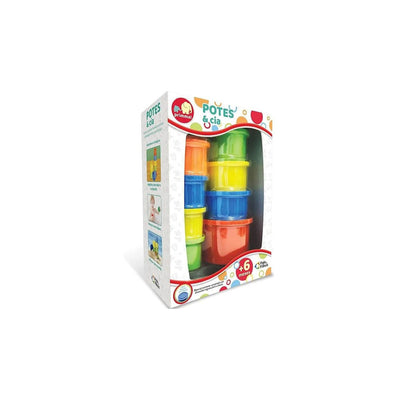 Brinquedo Encaixe Potes e Cia Primma! - Pais & Filhos