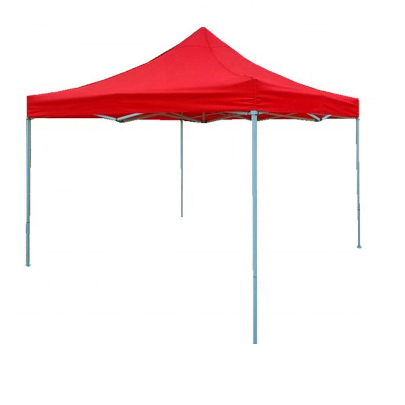 Tenda Sanfonada em PVC 3x3m - Vermelha