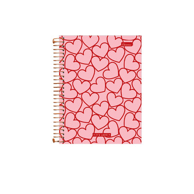 Caderno Espiral Capa Dura Its Love 80 Folhas - Cadersil
