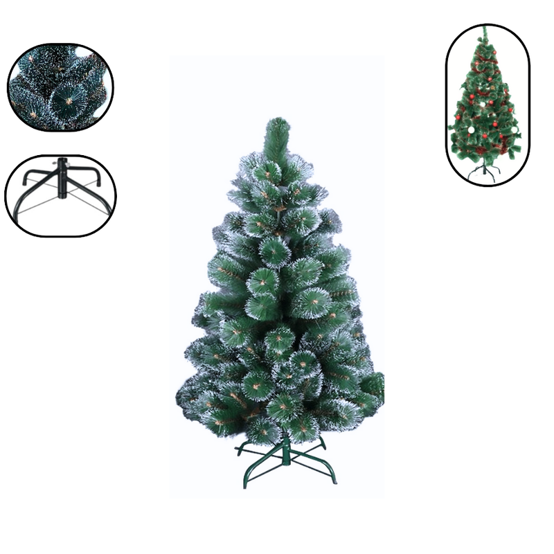 Árvore de Natal Pinheiro Luxo Neve 1,2m