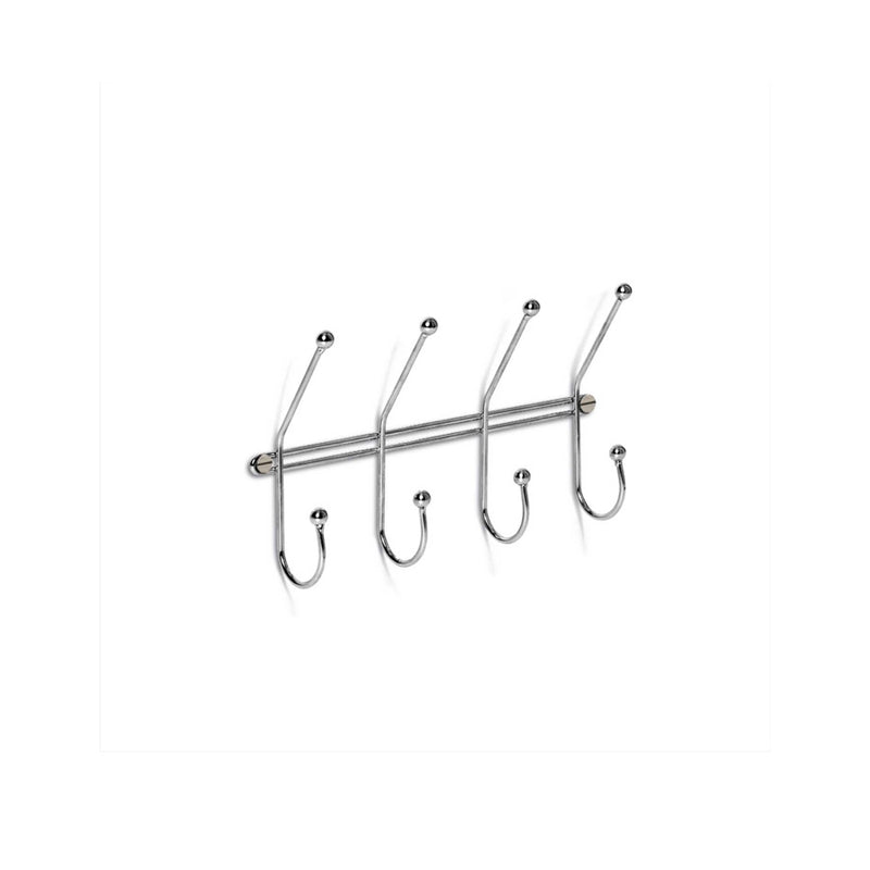 Cabide 4 Ganchos 30X14cm Cromado - Niquerlat