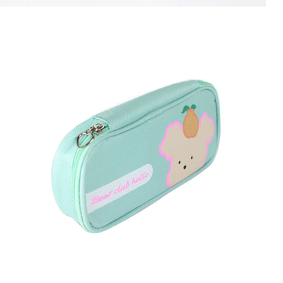 ESTOJO ESCOLAR BEAR CLUB VERDE 9CM