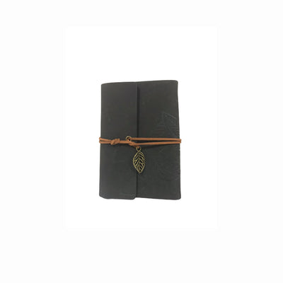 Agenda para Anotações com Pingente Preto 14cm