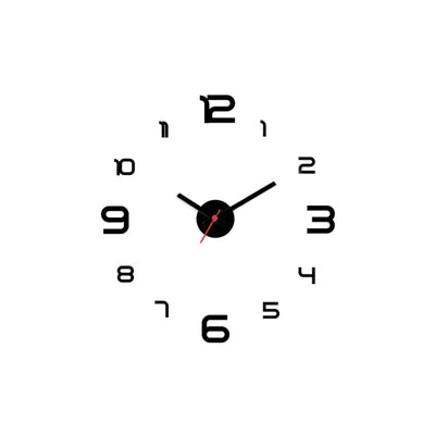 Relógio de Parede Adesivo Time