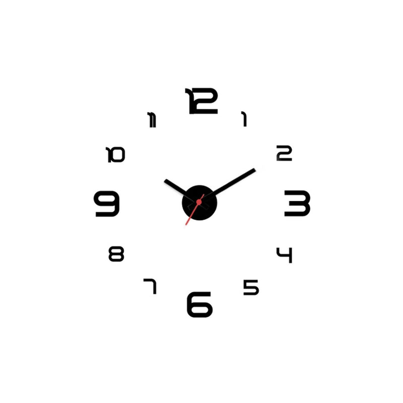 Relógio de Parede Adesivo Time