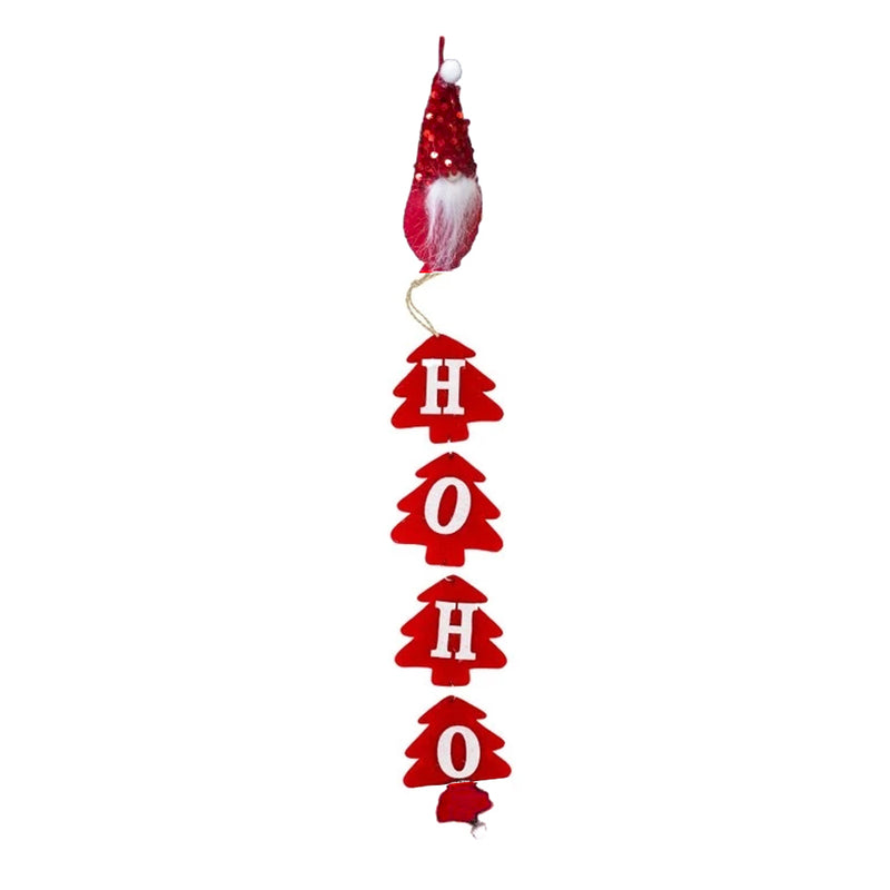 Enfeite de Natal Para Porta - HoHoHo