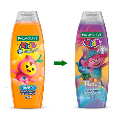Shampoo Palmolive Kids Trolls Todos os Tipos de Cabelo 350ml