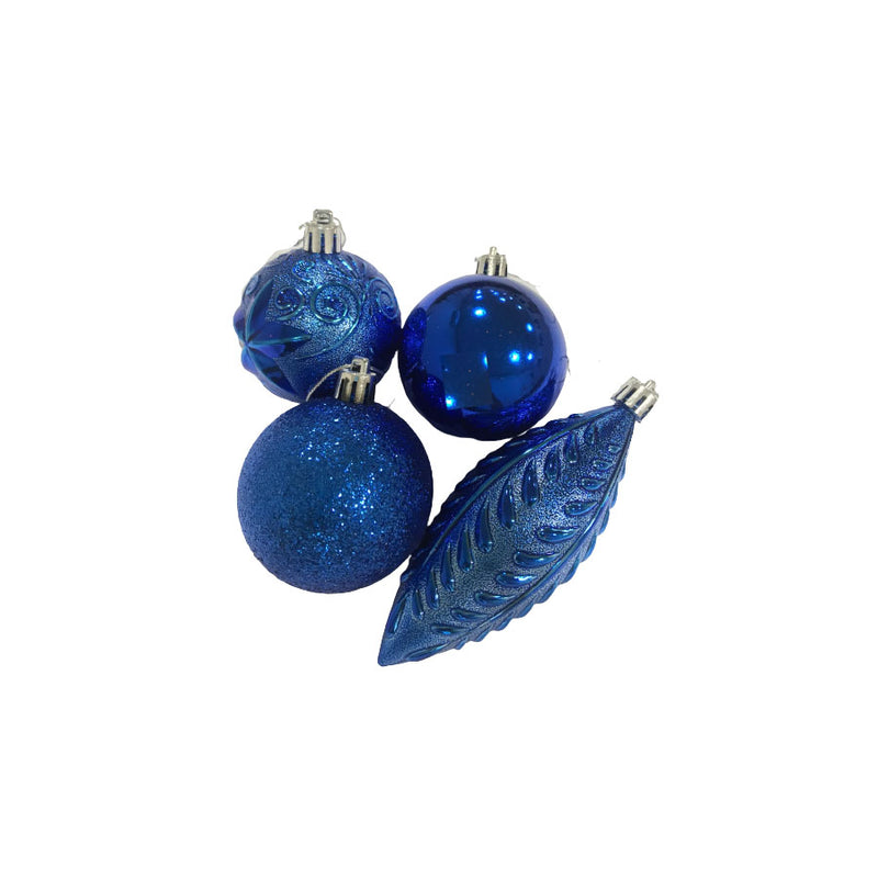 Bolas em Tubo 9cm Azul 12 Unidades
