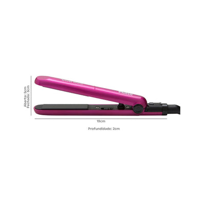 Kit Travel Shine Rosa Philco Prancha + Secador - Bivolt