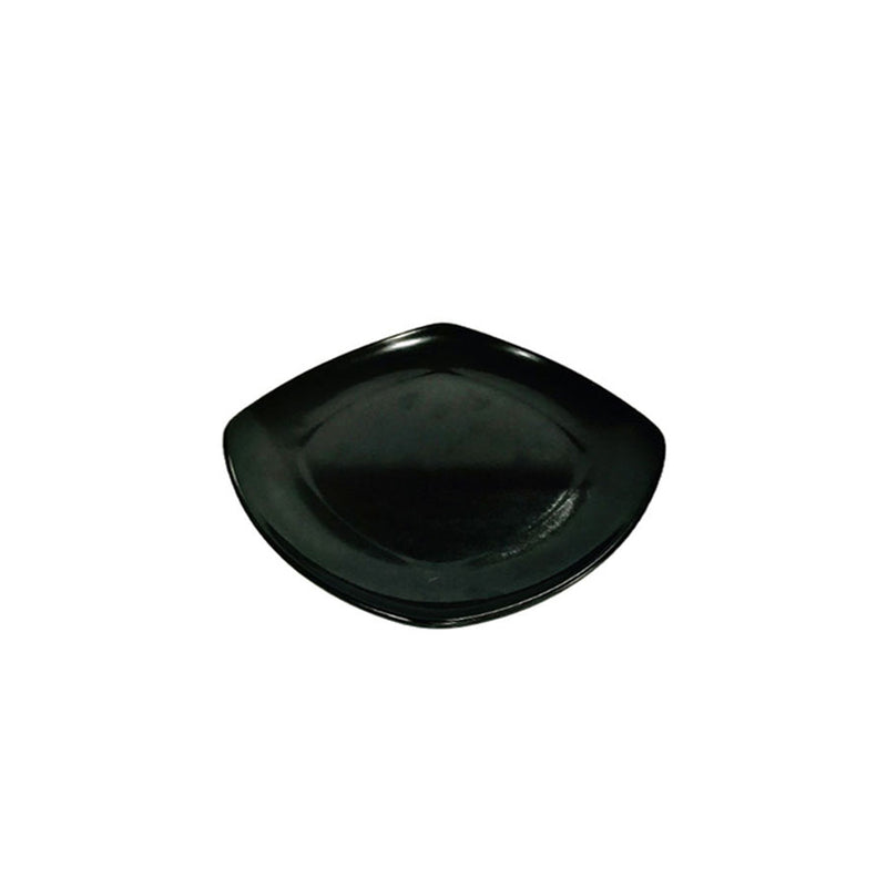 Prato de Melamina Preto 28cm