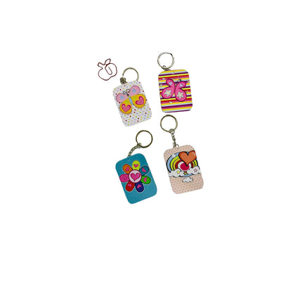 Chaveiro Divertido com Clips Modelo Maçã Cores Diversas