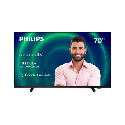 Smart TV Phillips LED 70 4K Ultra HD Wi-Fi Android Bluetooth