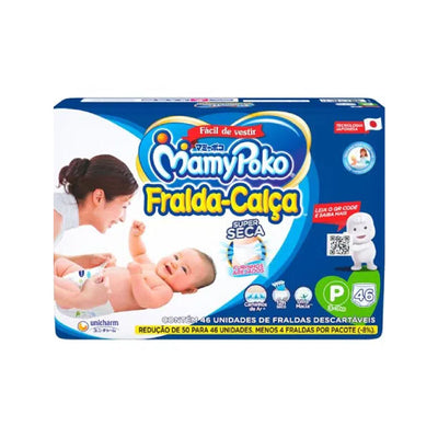 Fralda Mamypoko Calça Jumbo P C/46