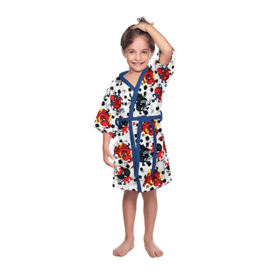 Roupão Felpudo Infantil Quimono Estampado Spider Man G - Lepper