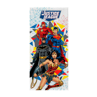 Toalha De Banho Infantil Felpuda Liga da Justiça 60X120cm
