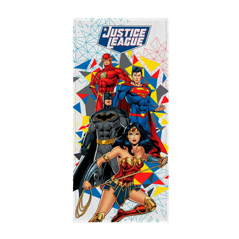 Toalha De Banho Infantil Felpuda Liga da Justiça 60X120cm