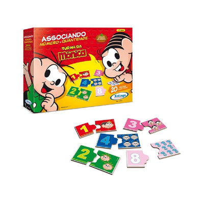 Jogo Números e Quantidades Turma da Mônica - Xalingo